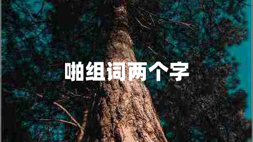 啪組詞兩個(gè)字