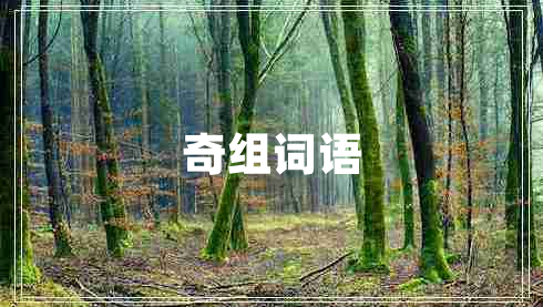 奇組詞語(yǔ) 奇組詞語(yǔ)