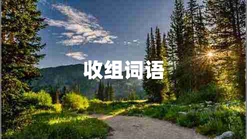 收組詞語
