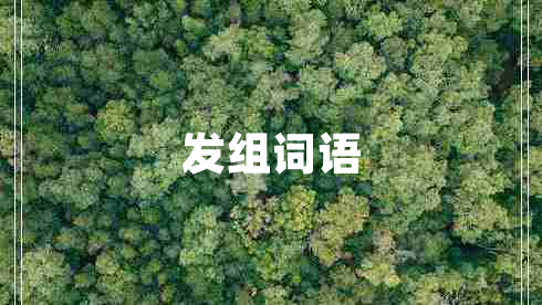 發(fā)組詞語