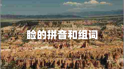 瞼的拼音和組詞 瞼的拼音和組詞