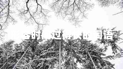 形容時(shí)間過得快的詞語 形容時(shí)間過得快的詞語