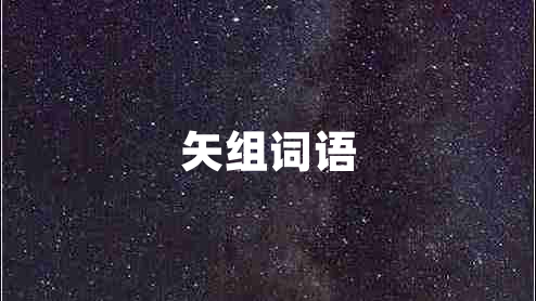 矢組詞語 矢組詞語