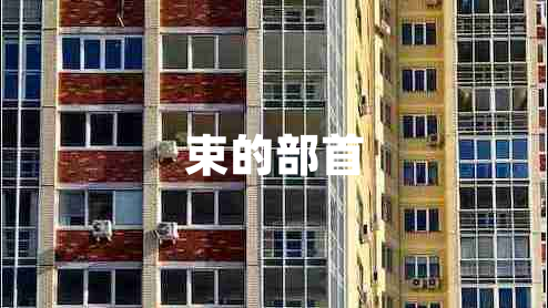 束的部首 束的部首