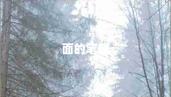 面的筆順 面的筆順