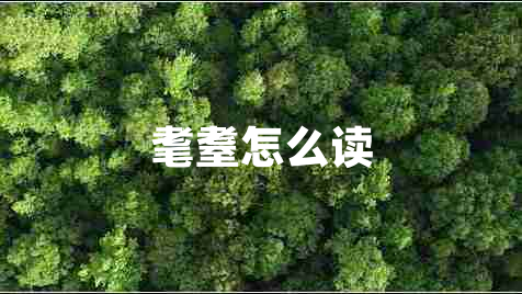 耄耋怎么讀 耄耋怎么讀