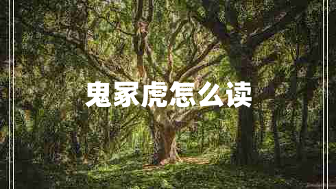 鬼?；⒃趺醋x