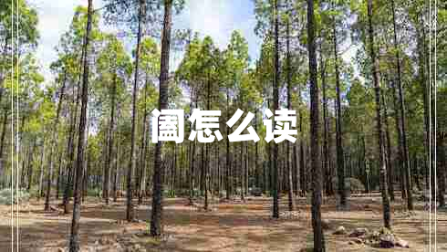 闔怎么讀 闔怎么讀