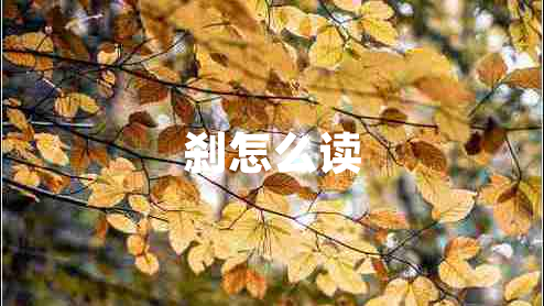 剎怎么讀 剎怎么讀