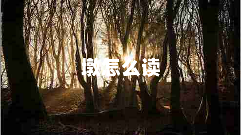 墩怎么讀 墩怎么讀