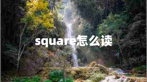 square怎么讀