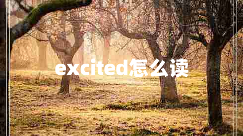 excited怎么讀 excited怎么讀