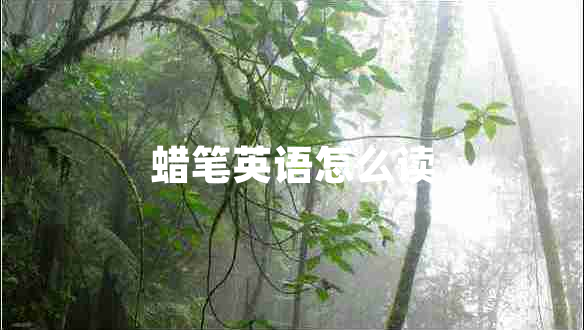 蠟筆英語怎么讀