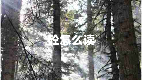 砼怎么讀 砼怎么讀