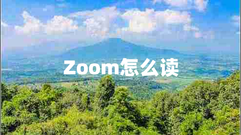 Zoom怎么讀
