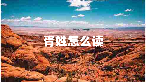 胥姓怎么讀 胥姓怎么讀