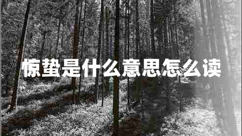 驚蟄是什么意思怎么讀 驚蟄是什么意思怎么讀