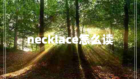 necklace怎么讀