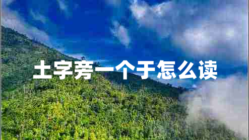 土字旁一個于怎么讀