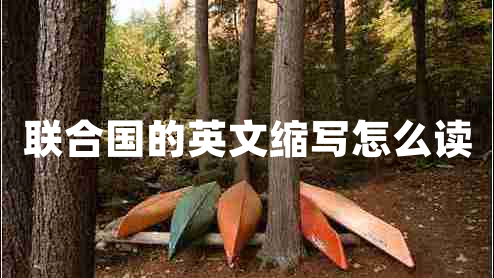 聯(lián)合國(guó)的英文縮寫怎么讀