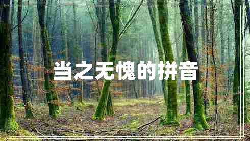 當(dāng)之無愧的拼音