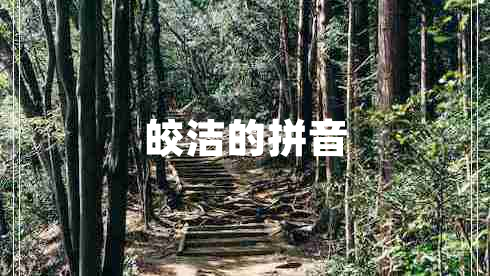 皎潔的拼音 皎潔的拼音