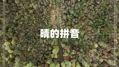 晴的拼音 晴的拼音