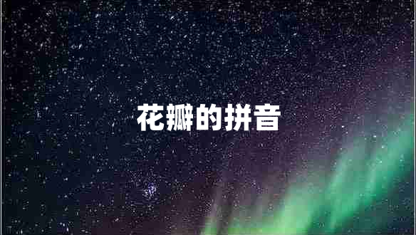 花瓣的拼音