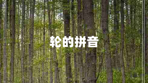 輪的拼音 輪的拼音