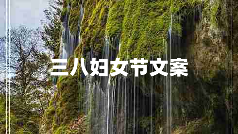 三八婦女節(jié)文案