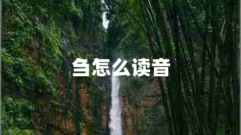 芻怎么讀音 芻怎么讀音