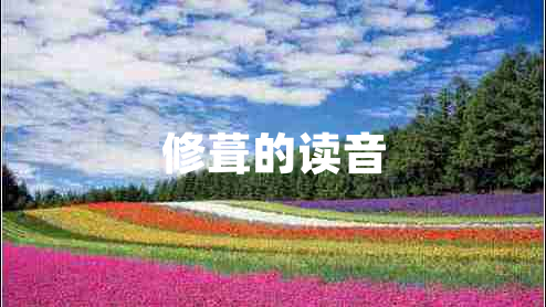 修葺的讀音
