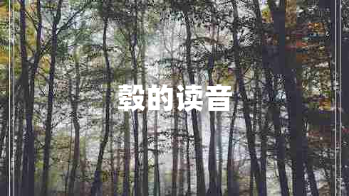 轂的讀音 轂的讀音