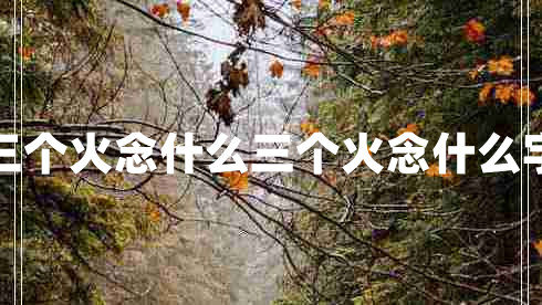 三個(gè)火念什么三個(gè)火念什么字 三個(gè)火念什么三個(gè)火念什么字