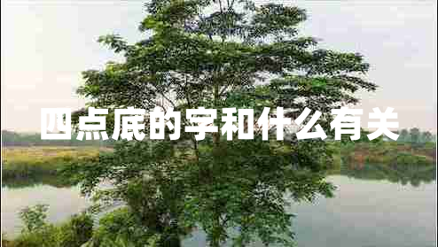 四點底的字和什么有關(guān)