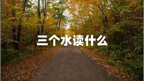 三個(gè)水讀什么 三個(gè)水讀什么