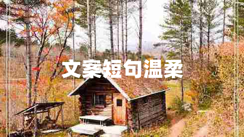 文案短句溫柔 文案短句溫柔