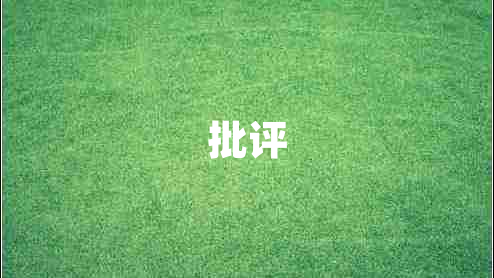 批評