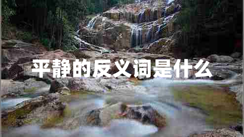 平靜的反義詞是什么 平靜的反義詞是什么