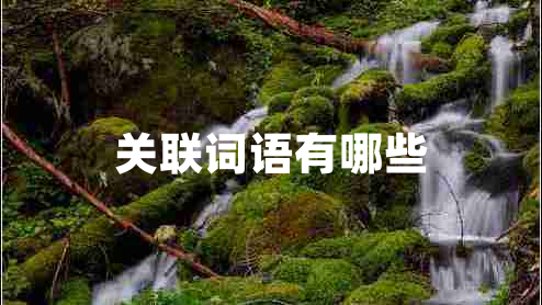 關(guān)聯(lián)詞語有哪些