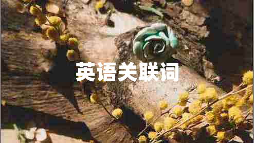 英語關聯(lián)詞