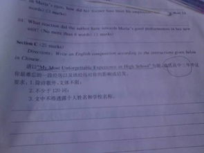 高中校園難忘的經(jīng)歷英語作文