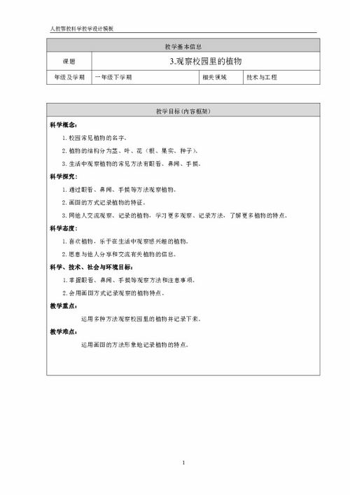 觀察校園作文課教學(xué)設(shè)計