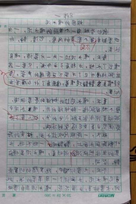語文四級校園美景作文600字