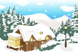 校園冬日的景色作文