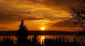 作文,美景,夕陽,校園