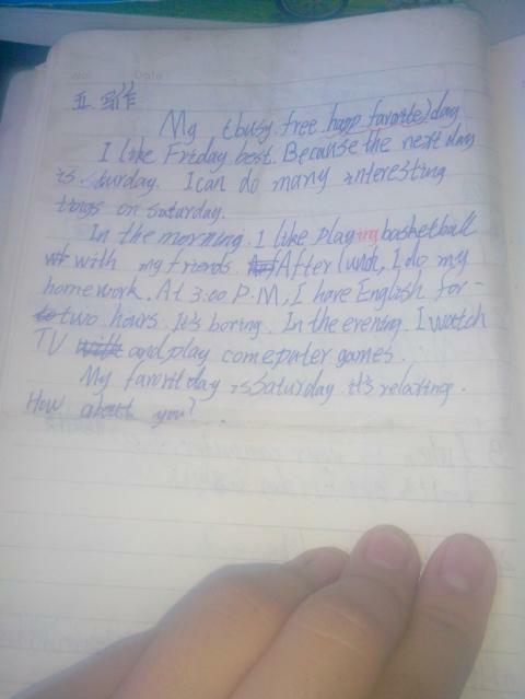 作文,英語,愛情故事,校園