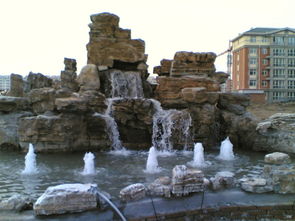 校園假山噴泉作文500字