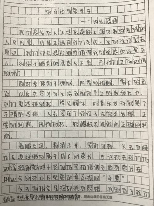 作文,我與,高中,成長