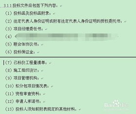 編制,注意事項(xiàng),投標(biāo)文件,原則